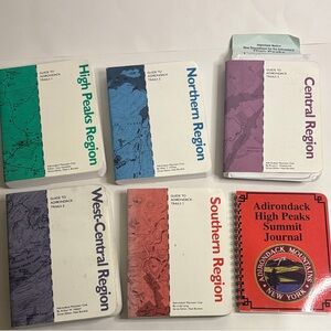 Adirondack High Peaks Guidebook Set books summit journal hiking NY mountains ADK